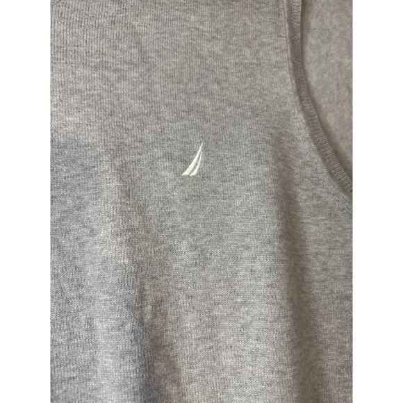 Nautica Sweater Vest Light Grey - Medium - Picture 6 of 11